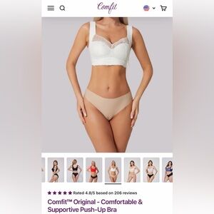 Comfit Women's Lace Bralette - White
